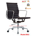 Modern Eames Office Aluminium Leder Hotel Aluminium Besucher Stuhl (E02)